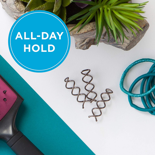 Goody Hair Spin Pin, - Mini Corkscrew Hair Pins for Fast Bun Provides All-Day Ho - Picture 11 of 11