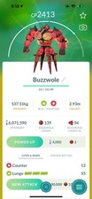 Buzzwole - Pok mon Go - Registered or 30 Day Trade