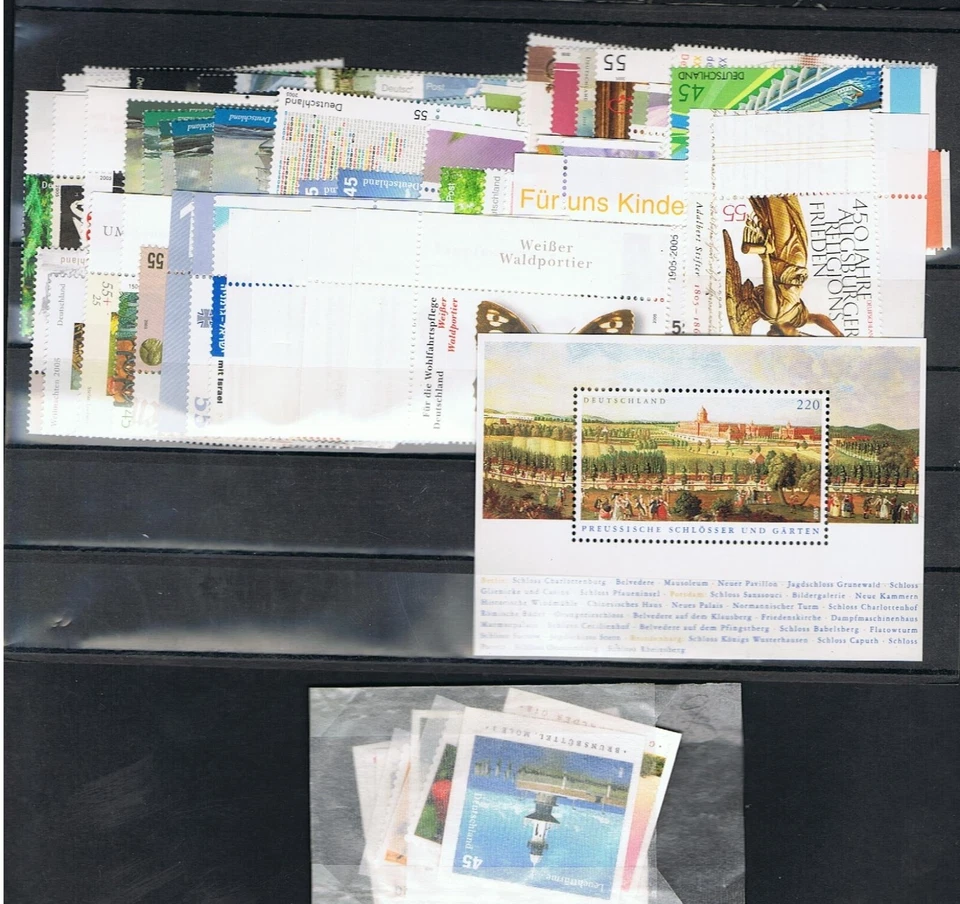 Bund Jahrgang 2005 komplett  postfrisch mit den Selbstklebenden - Bild 1 von 1