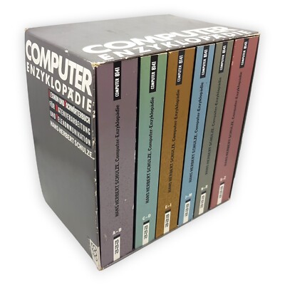 Computer Enzyklopädie Hans Herbert Schulze Lexikon 6 Bände Taschenbuch 1992 roro