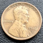 1916 D Wheat Penny Lincoln Cent 1c High Grade XF #21170