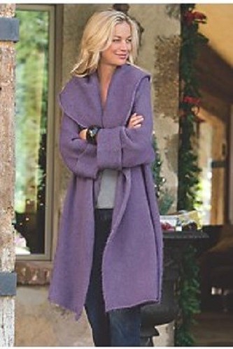 Weiche Umrandung lila Tellurid Topper Schalkragen Bündchen Pullover P S $ 118 - Bild 4 von 4