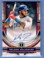 2023 Topps Tribute Nelson Velazquez Rookie Auto Autograph Purple #/50 RC SP
