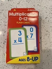 Multiplication 0-12 Flash Cards Ages 8-Up