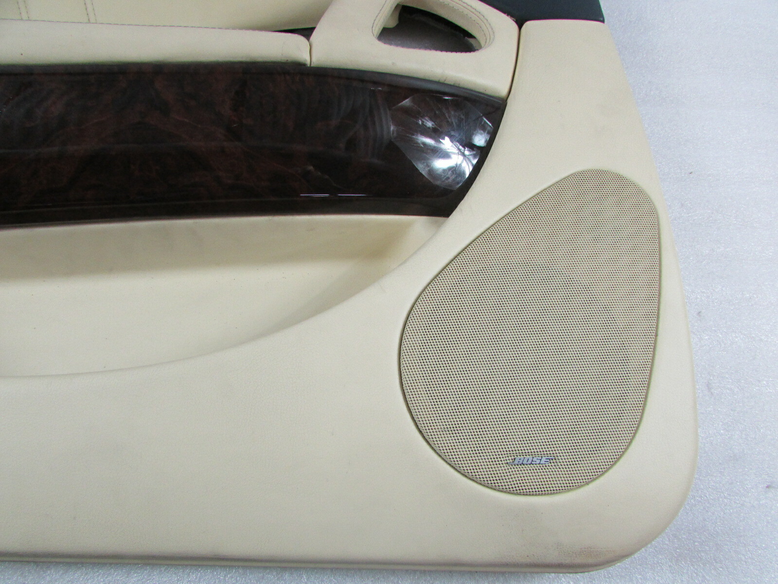 Maserati Quattroporte, LH, Left Rear Door Panel, Cream / Blue w/ Shade, Used