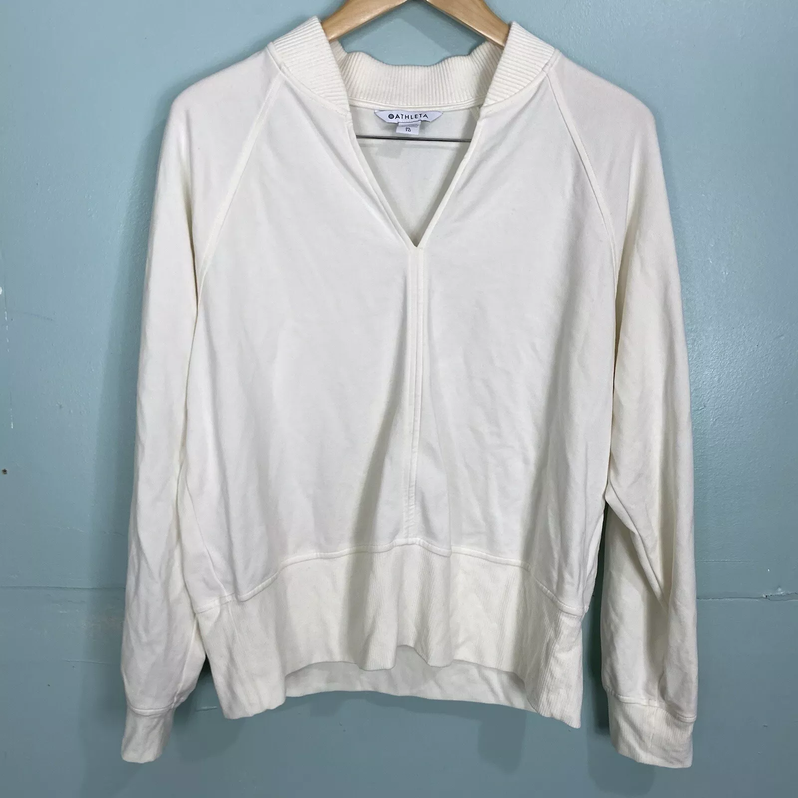 athleta eastbound creme sweater
