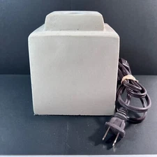 Industrial Gray Cement Concrete Lamp Base Modern Minimalist BASE ONLY