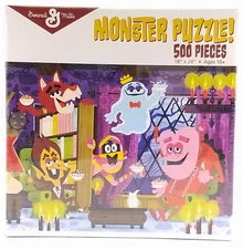 General Mills 500 Piece Monster Puzzle Frankenberry Booberry Count Chocula VHTF