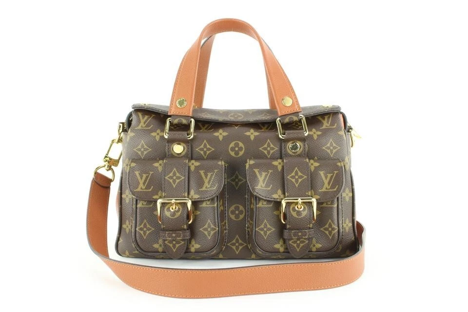 M43481 Louis Vuitton 2017 Premium Monogram Canvas Manhattan Bag