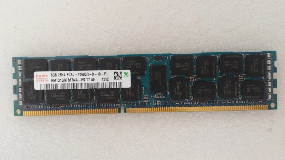 HYNIX 16GB (2X8GB) 2RX4 PC3L-10600-9-10-E1/HMT31GR7BFR4A- H9 T7 AE server - Immagine 2 di 2