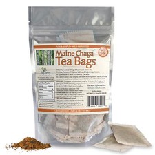 Maine Chaga Tea Bags Pesticide Free Not Imported Chaga 25 Bleachfree Bags Usa 