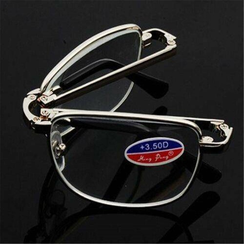 Men Women Folding Reading Glasses Rotation Eyeglass +1.5 +2.0 +2.5 +3.0 UK!! - Picture 7 of 15