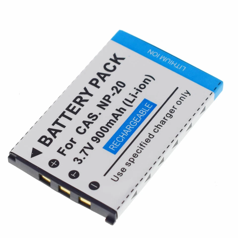 2 baterías de iones de litio NP-20 para Casio Exilim EX-S600 / EX-Z70 / EX-Z4U/EX-S770BE/EX-M1 Foto 3 de 4