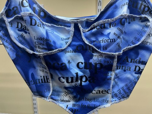 SHEIN Cropped Blue Adjustable Strap Tank Top Size Small US 4 New - Picture 2 of 8