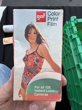 Vintage Expired Film 126 Gag 12 Exposures Color Print Film NOS In Graphic Box