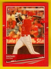2020 Donruss 94 Shohei Ohtani Red Holo Foil Dodgers Angels 