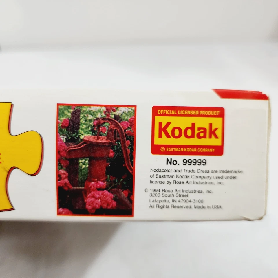Rompecabezas Kodacolor 550 piezas vintage 1994 rosas trepadoras 13" x 19" sellado Foto 4 de 4