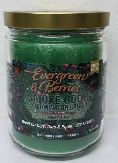 Smoke Odor Exterminator 13 oz Jar Holiday Candles Assortment Set of (4) Candles. - Image 2 of 4