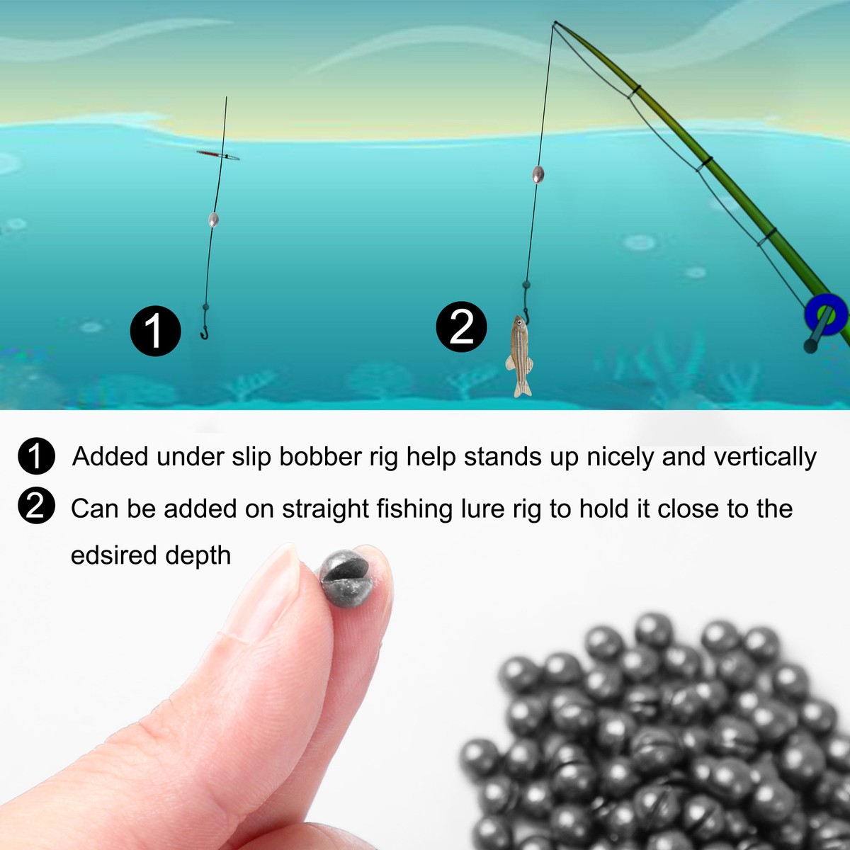 double prong hooks for fishing Mustad Hook Strength - Length:120lb 100ft Pair with Floating Corn 2000 Rubber Earring Backs type_air_accessories
