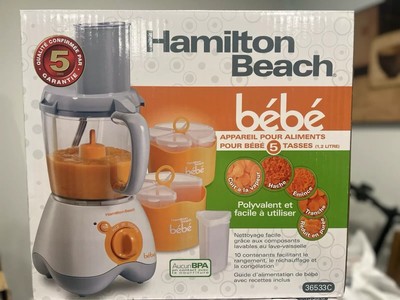 Hamilton beach bebe 365533 bébé All-in-One Baby Food Maker