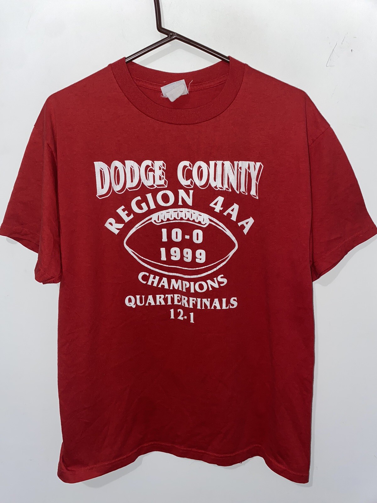 Vintage High School Football T Shirt Size Large Jerzees Red eBay