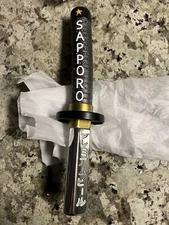 Sapporo Katana Sword BEER Tap Handle Brand  13" Japan Brewery JAPAN . US SELLER