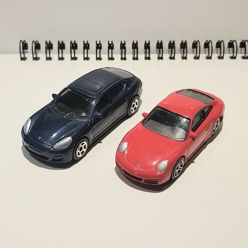 Vintage Realtoy Blue Porsche Panamera Turbo Toy Model Car 1/58 160218 - Picture 12 of 12