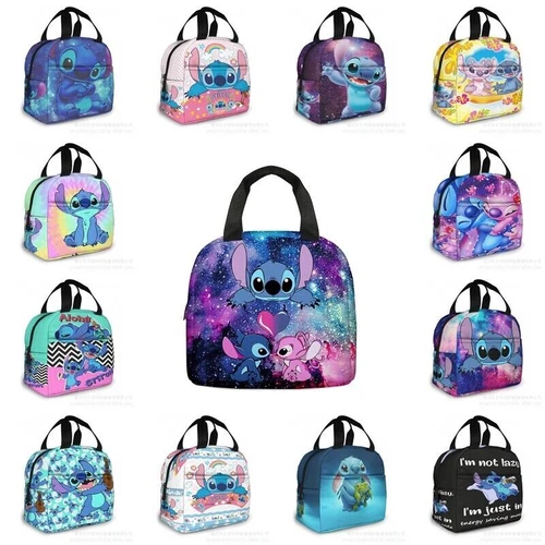 Lilo Stitch Cartoon Galaxy Lunch Bag Insulated Student Snack Picnic Xmas Gift AU - Picture 3 of 55
