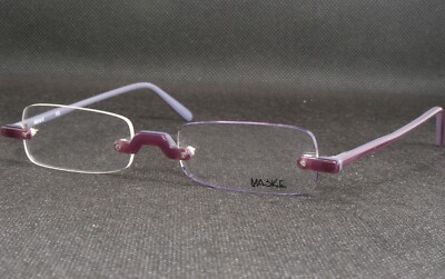 MASKE Berlin Alpha 6 VG Violet UNIQUE RARE EYEGLASSES GLASSES 48-18-143mm