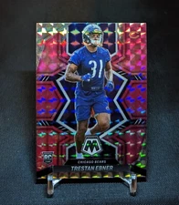 Tresten Ebner Rookie RC Pink Camo Prizm 2022 Mosaic Football Card #356 Bears
