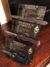 3 tier Marfione custom display rack ultratech Combat Troodon Cypher