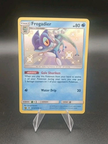 Pokémon TCG Frogadier Hidden Fates SV12/SV94 Holo Shiny Rare