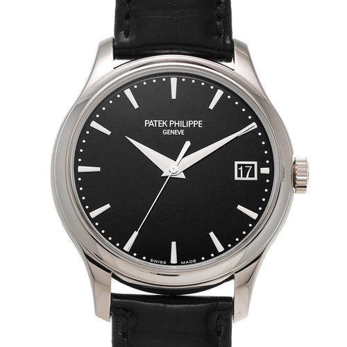 Patek Philippe Calatrava 5227G-010 39mm White Gold Black Wrist...