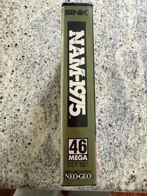 NEO GEO SNK NAM-1975 Authentic AES USA COMPLETE CIB CART MANUAL CASE US SELLER!