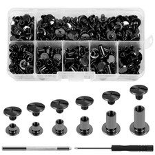 110 Set Chicago Screws M5 x 4/5/6/8/10/12mm Chicago Screws Assorted Kit with