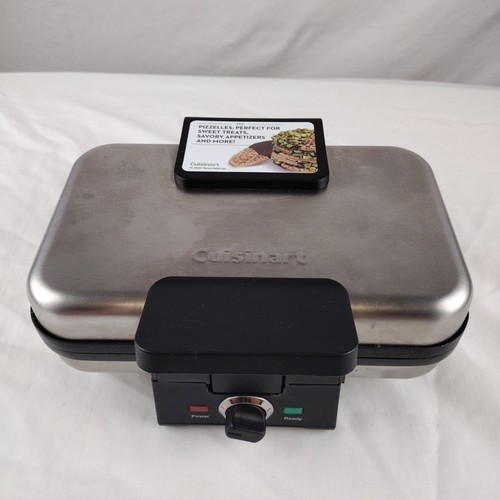 Cuisinart WM PZ10 Pizzelle Press Maker Stainless Steel Nonstick