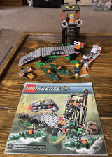 Lego 8632 Agents Swamp Raid 100% Complete w/Instructions RETIRED