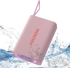 Portable Bluetooth Speaker Wireless Waterproof Stereo RGB TWS Long Play Pink