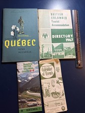 Vintage Canada Travel Guides And Brochures
