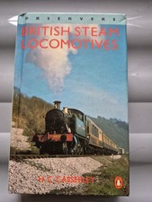 Observer's British Steam Locomotives Book - H.C.Casserley - Hardcover 1988