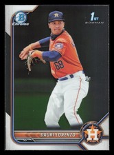 Dauri Lorenzo 1st Bowman Chrome 2022 Bowman BCP-11 Houston Astros