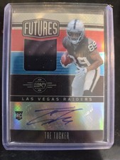 2023 Panini Legacy Tre Tucker  Silver Patch Auto/249 Raiders
