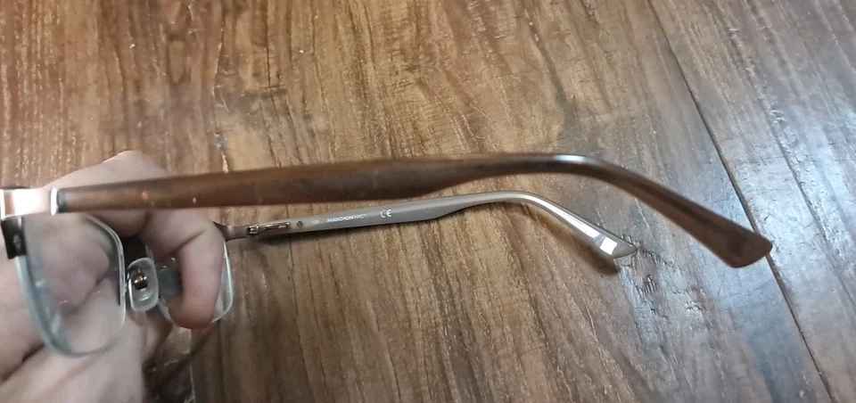 Marcos de gafas Marchon NYC Uptown Regency 210 media montura 53-17 135 Foto 4 de 4