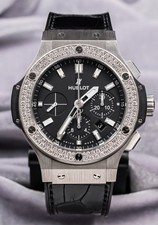Hublot Big Bang 44 Original Steel Diamonds $19K MSRP 301.SX.1170.RX.1104 4
