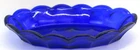 Vintage Anchor Hocking Cobalt Blue Scalloped Edge 8" Oval Dish.