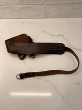 TAP  DYE LEGACY Leather Camera Strap 33  Brown with Red Stitching