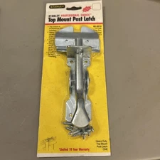 Stanley Top Mount Post Latch for Gate Steele-Zinc New Sealed.