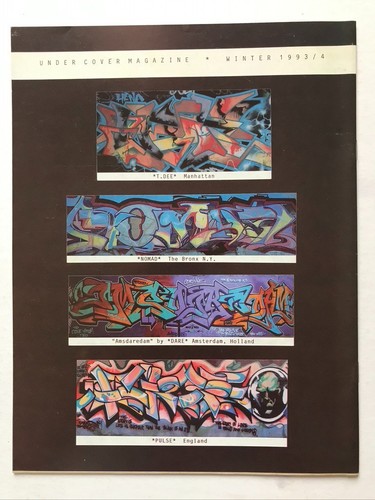 Under Cover Graffiti Magazine - #2 - Winter 93/94 - Hip Hop - Rare - - Picture 2 of 3