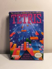 Tetris NES Nintendo Entertainment System, 1989 Manual And Box Included