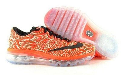 Nike Wmns Air Max 2016 Print Hyper Orange 818101 800 US_7.5/8/9 EUR_38.5/39/40.5